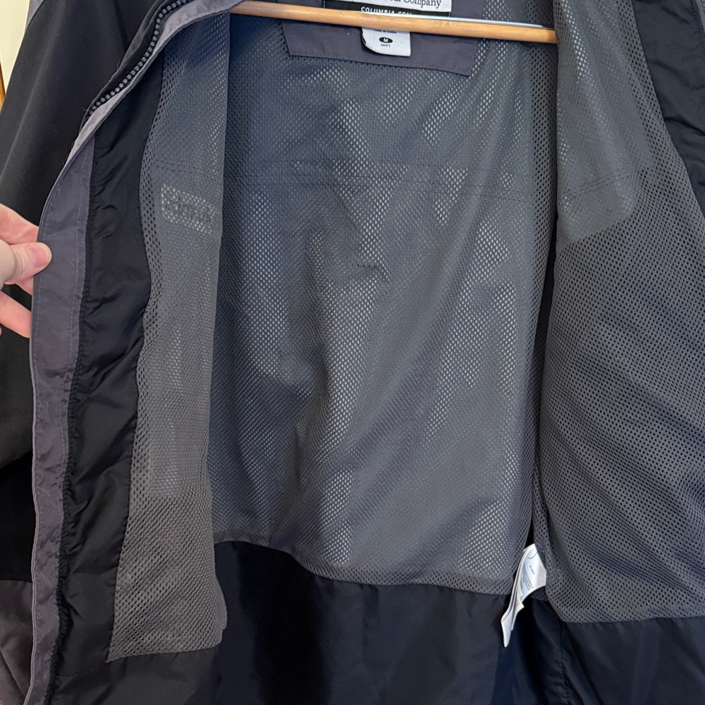 Columbia Black and Gray Hooded Jacket - Picture 4 of 6